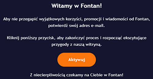 Potwierdź profil.
