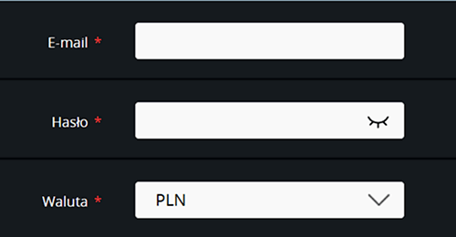 Zarejestruj konto. Zarejestruj konto.