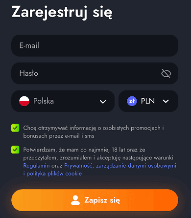 Zarejestruj konto. Zarejestruj konto.