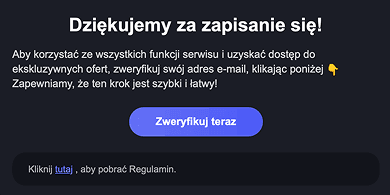 Potwierdź profil. Potwierdź profil.